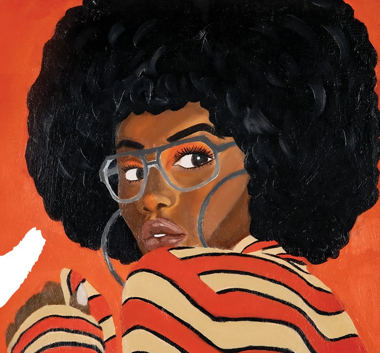 Painting of an African-American woman